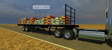 Flatebed-Refillable-Seed-Trailer